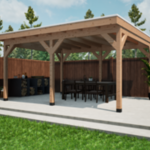 Douglas overkapping, 402 x 492 cm Verando, Pure